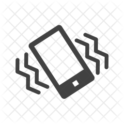 256x256 Vibration Icon Of Glyph Style