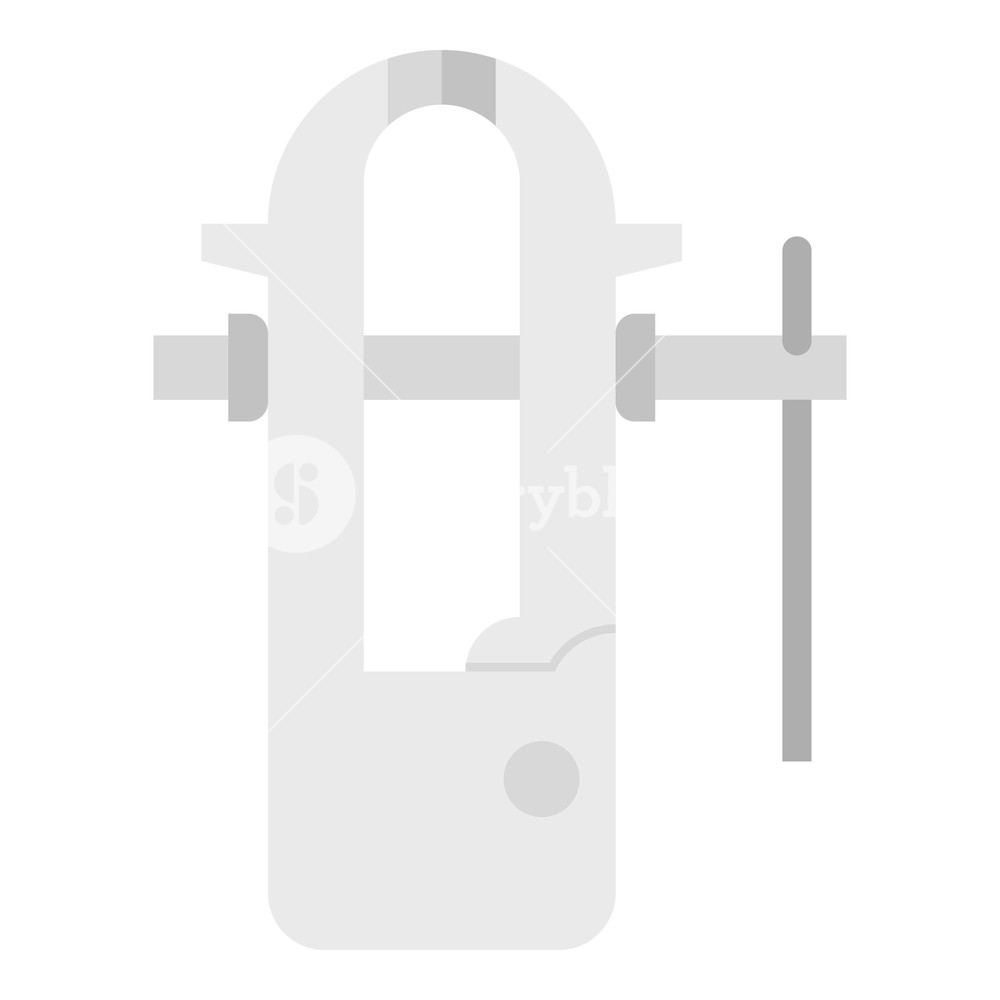1000x1000 Blacksmiths Vice Icon Flat Isolated On White Background