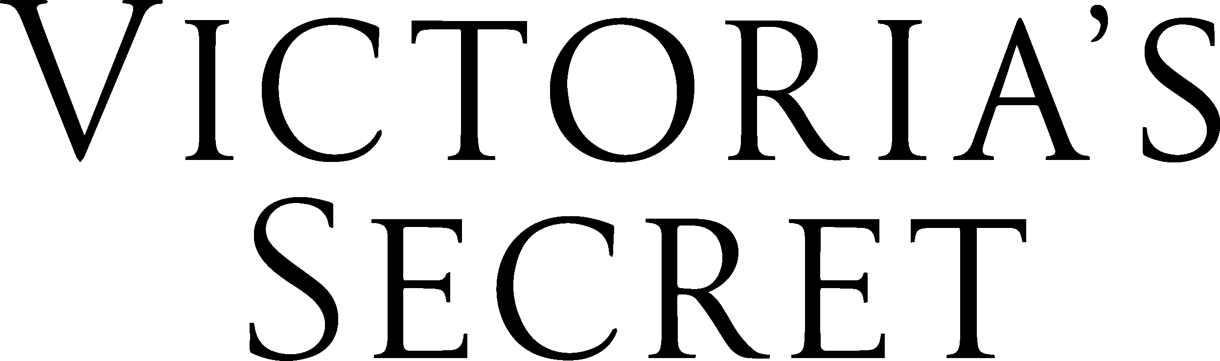 2493x738 Victoria's Secret Logo Vector Icon Template Clipart Free Download