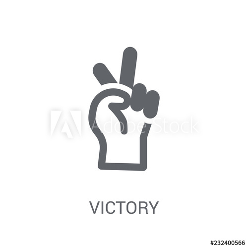 Victory Icon Trendy Victory Logo Concept On White Background 500x500 Victory Icon Trendy Victory Logo Concept On White Background