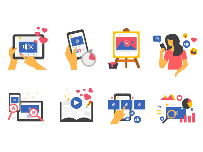 800x600 Icon For Tips Video Ad Campaigns Infographic