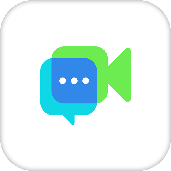 600x600 Chat Video Call App Icon On Student Show