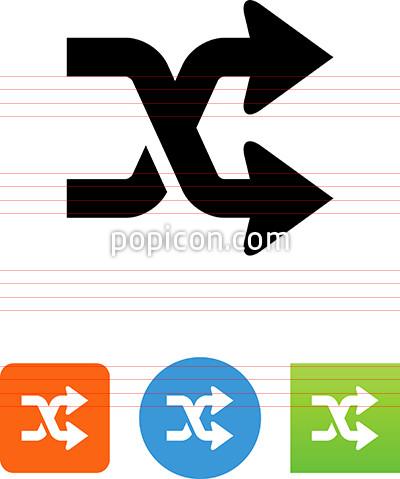 400x479 Shuffle Arrow Icon