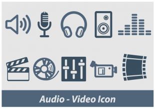 310x217 Video And Audio Icon Set Free Icon Packs Ui Download