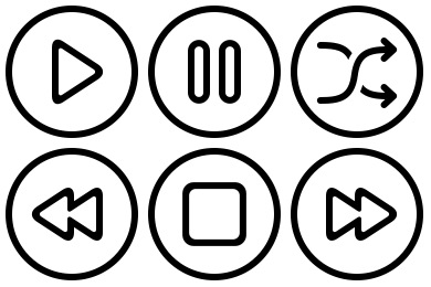 390x260 Audio Icon Audio Video Outline Iconset Daniele De Santis