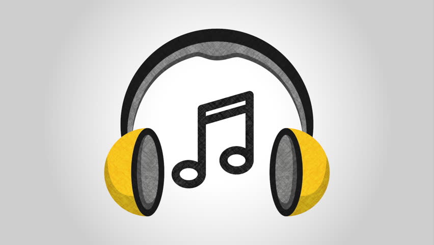 852x480 Audio Icon Design, Video Animation Stock Footage Video