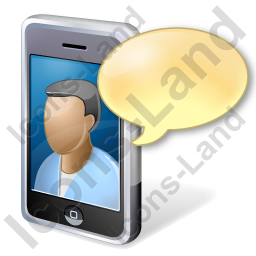 256x256 Mobile Phone Videocall Icon, Pngico Icons
