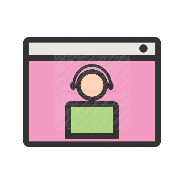 600x600 Video Call Line Filled Icon