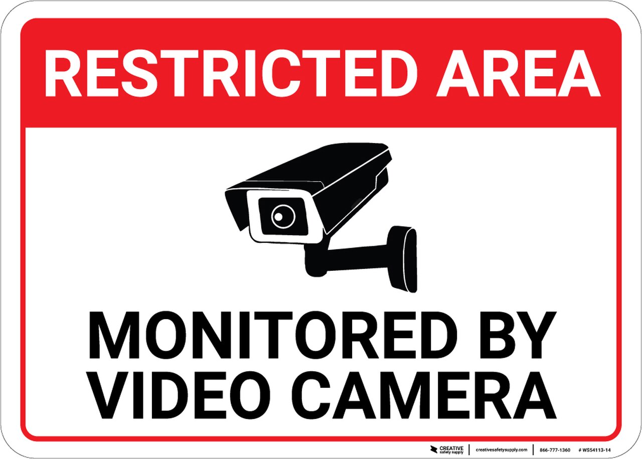 1280x915 Restricted Area Restricted Area Monitored