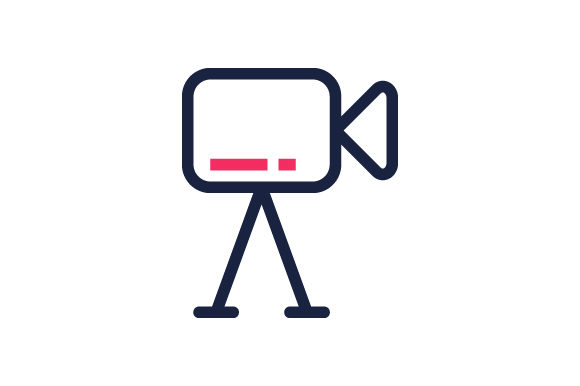 580x386 Video Camera Icon Graphic