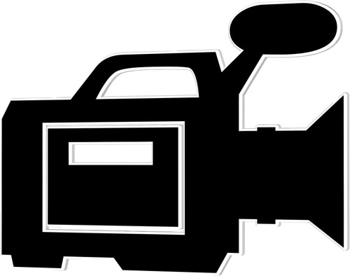 500x394 Video Camera Icon Silhouette
