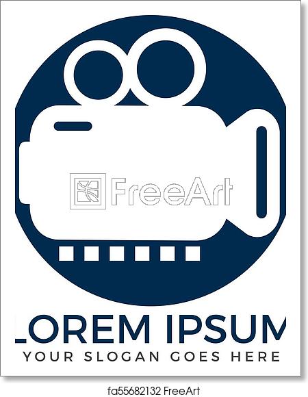 450x580 Free Art Print Of Video Camera Icon Design Retro Video Camera