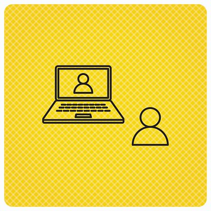 416x416 Video Chat Webcam Chatting Premium Clipart