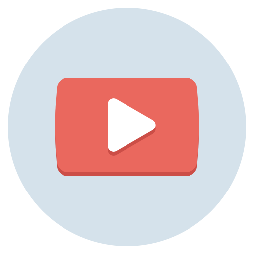512x512 Video, Youtube, Clip, Play, Replay Icon Free Of Flat Design Icons