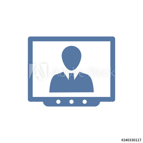 500x500 Video Conference Icon