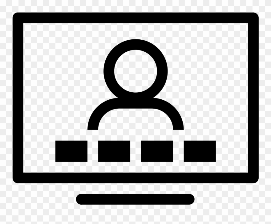 880x728 Video Conference Icon Clipart