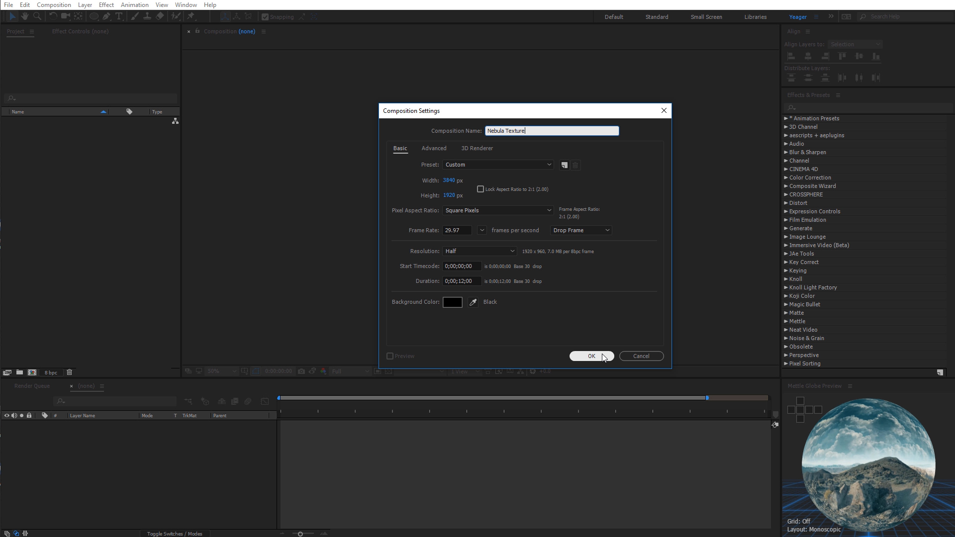 1920x1080 How To Create A Gas Planet Nebula After Effects Flux Mettle