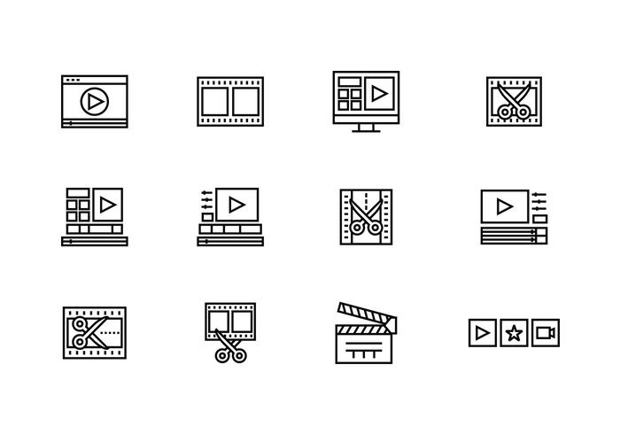 700x490 Video Editor Icons