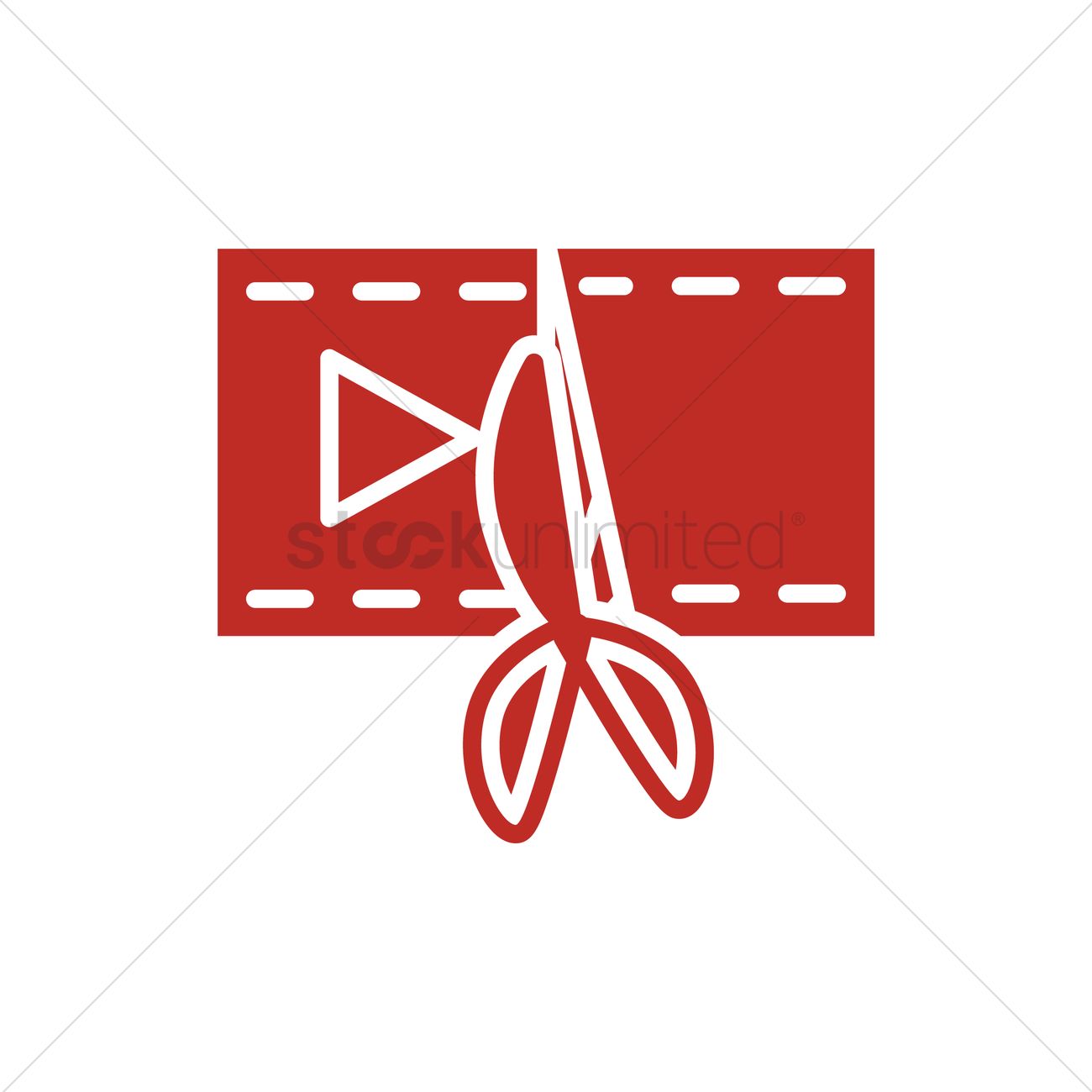 1300x1300 Video Editing Icon Vector Image