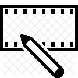 Video Editing Icon Of Line Style 256x256 Video Editing Icon Of Line Style