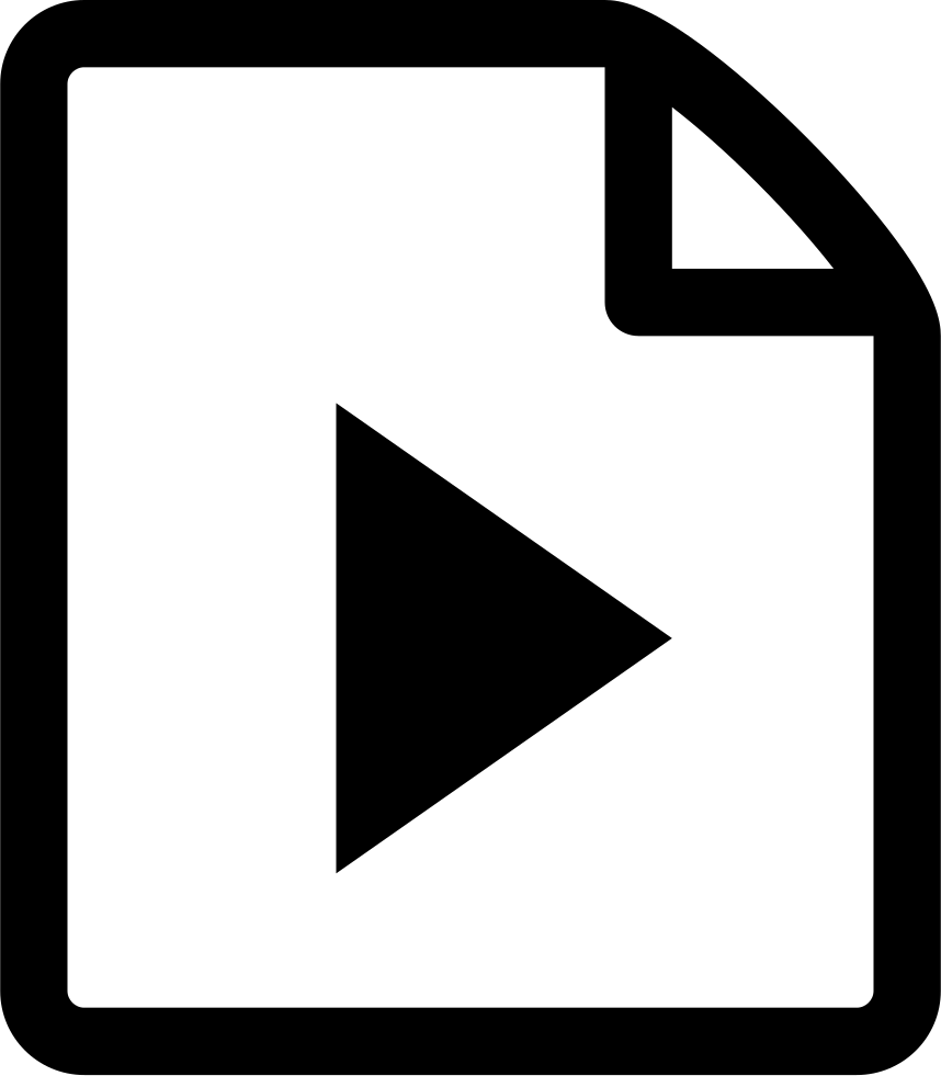 858x981 Play Document Media Video Png Icon Free