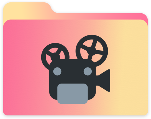 Videos, Folder Icon Free Of Free Custom Emoji Gradient Macpc Folder 512x403 Videos, Folder Icon Free Of Free Custom Emoji Gradient Macpc Folder