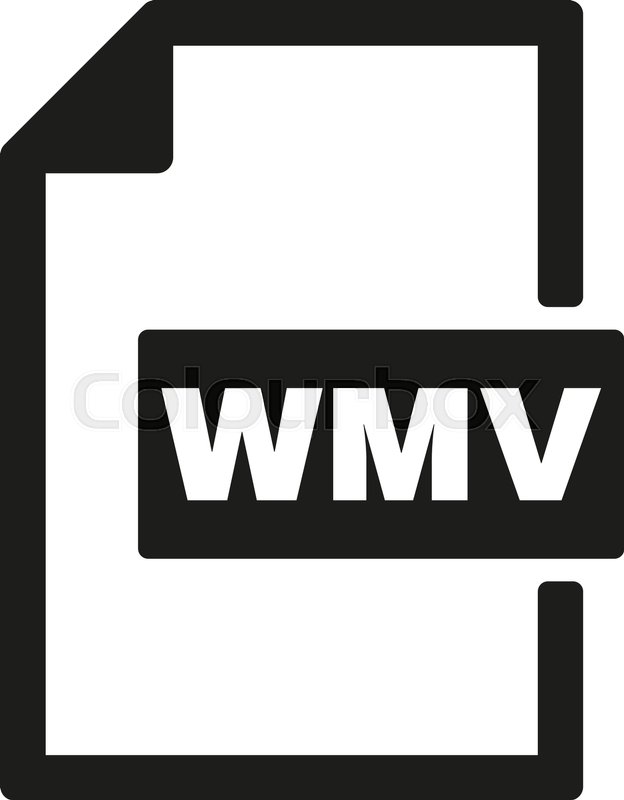 624x800 The Wmv Icon Video Format Stock Vector Colourbox