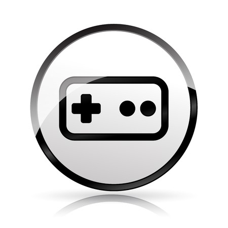 Illustration Of Video Game Icon On White Background Royalty Free 450x450 Illustration Of Video Game Icon On White Background Royalty Free