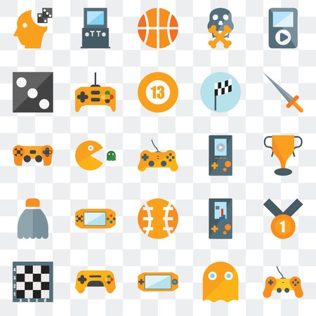 Set Of Transparent Icons Such As Gamepad, Ghost, Console, Chess 450x450 Set Of Transparent Icons Such As Gamepad, Ghost, Console, Chess