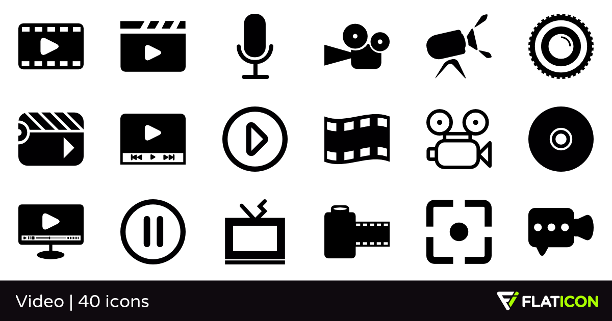 1200x630 Video Free Icons