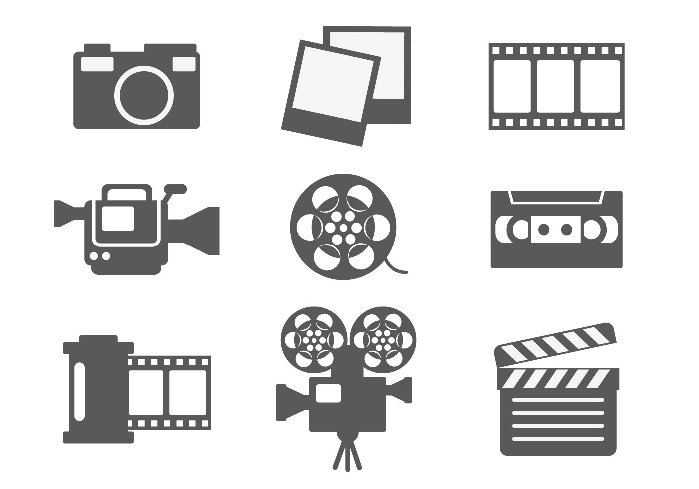 1400x980 Video Camera Free Vector Art