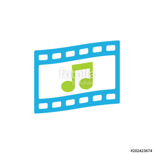 500x500 Music Video Icon Design Stock Image And Royalty Free Vector