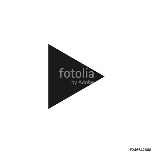 500x500 Play Icon Video Play Icon Play Button Icon Stock Image