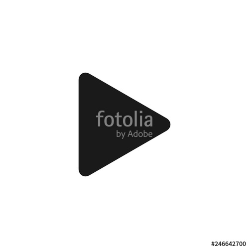 500x500 Play Icon Video Play Icon Play Button Icon Stock Image
