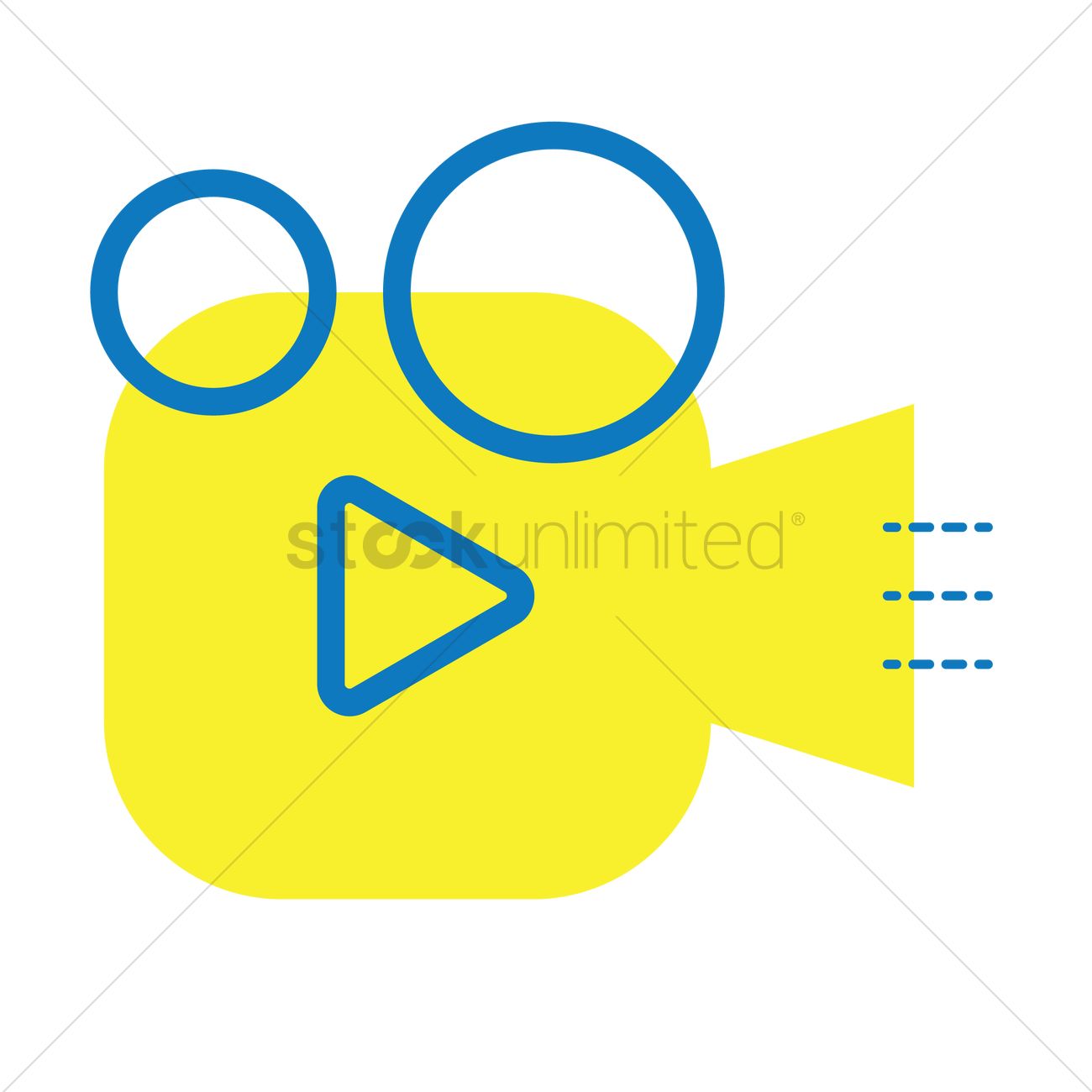 1300x1300 Video Play Icon Vector Image