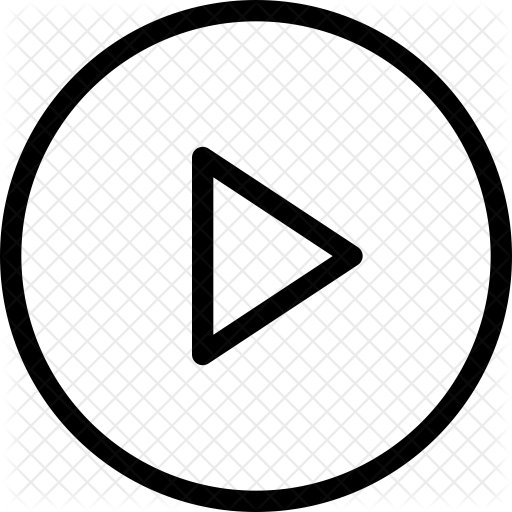 512x512 Video Play Icon Of Line Style