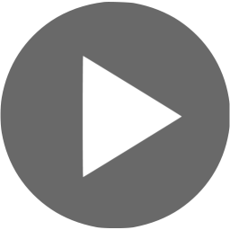 256x256 Dim Gray Video Play Icon