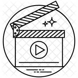 256x256 Video Production Icon Of Line Style