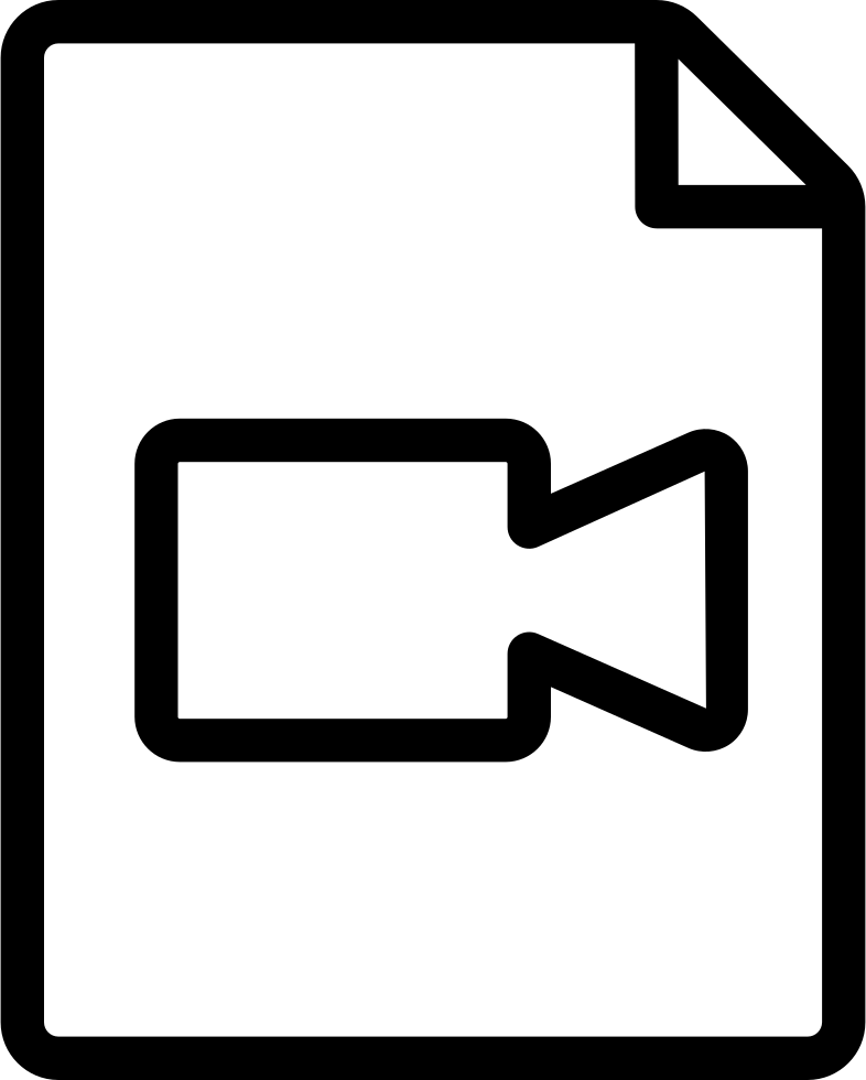 786x980 Thin Document Video Recording Png Icon Free Download