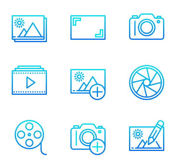 600x564 Video Recording Icons