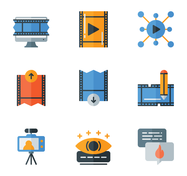 Video Stream Icon Packs 600x564 Video Stream Icon Packs