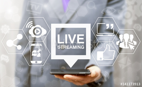 Live Streaming Social Media Web Network Concept Man Offers Smart 500x307 Live Streaming Social Media Web Network Concept Man Offers Smart