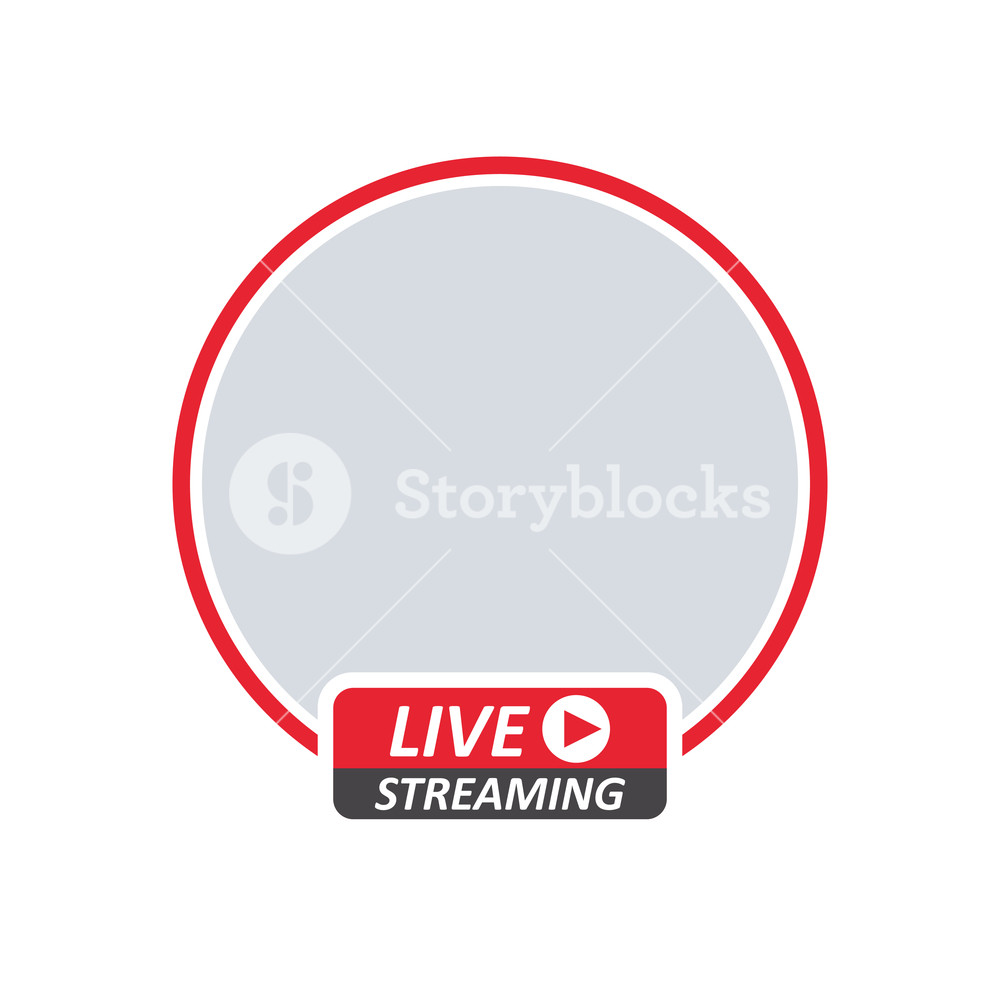 1000x1000 User Live Video Streaming Social Media Icon Avatar Royalty Free
