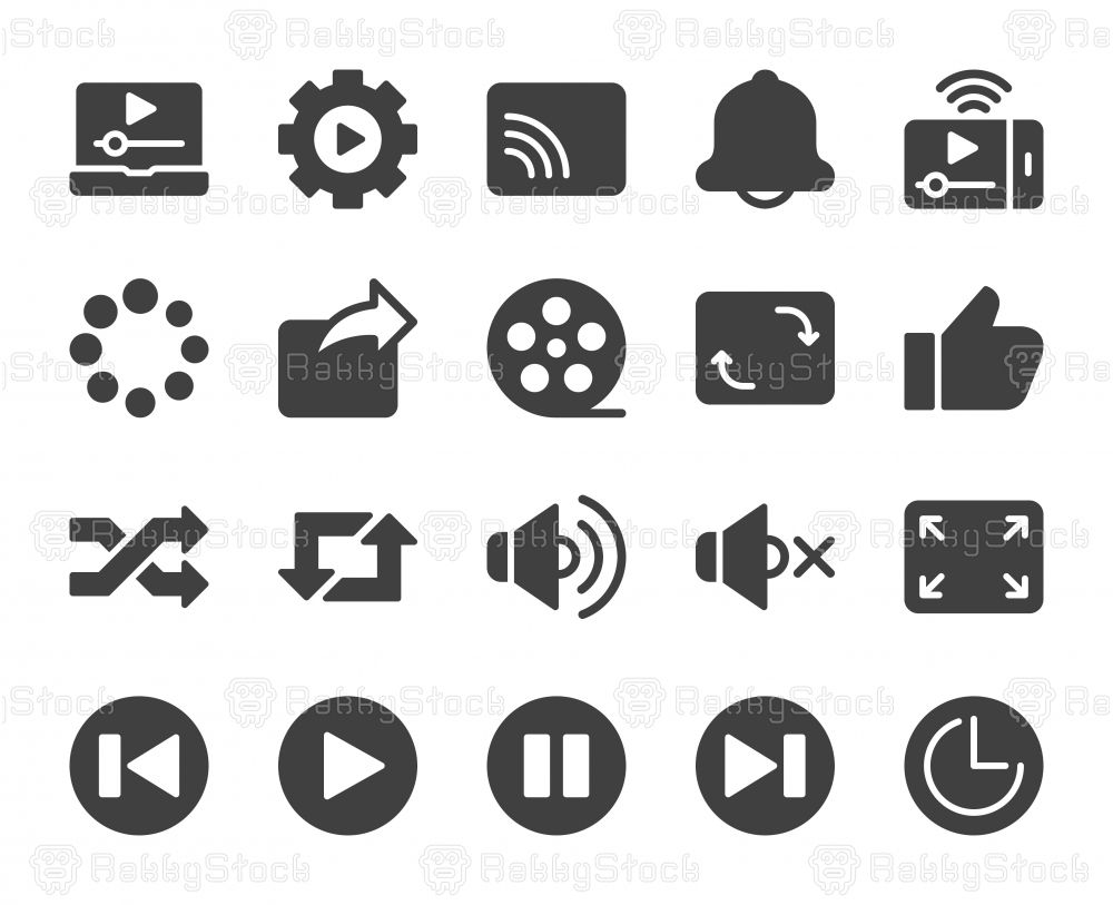 1000x813 Video Streaming Icons Vector File Vector Icons Vector