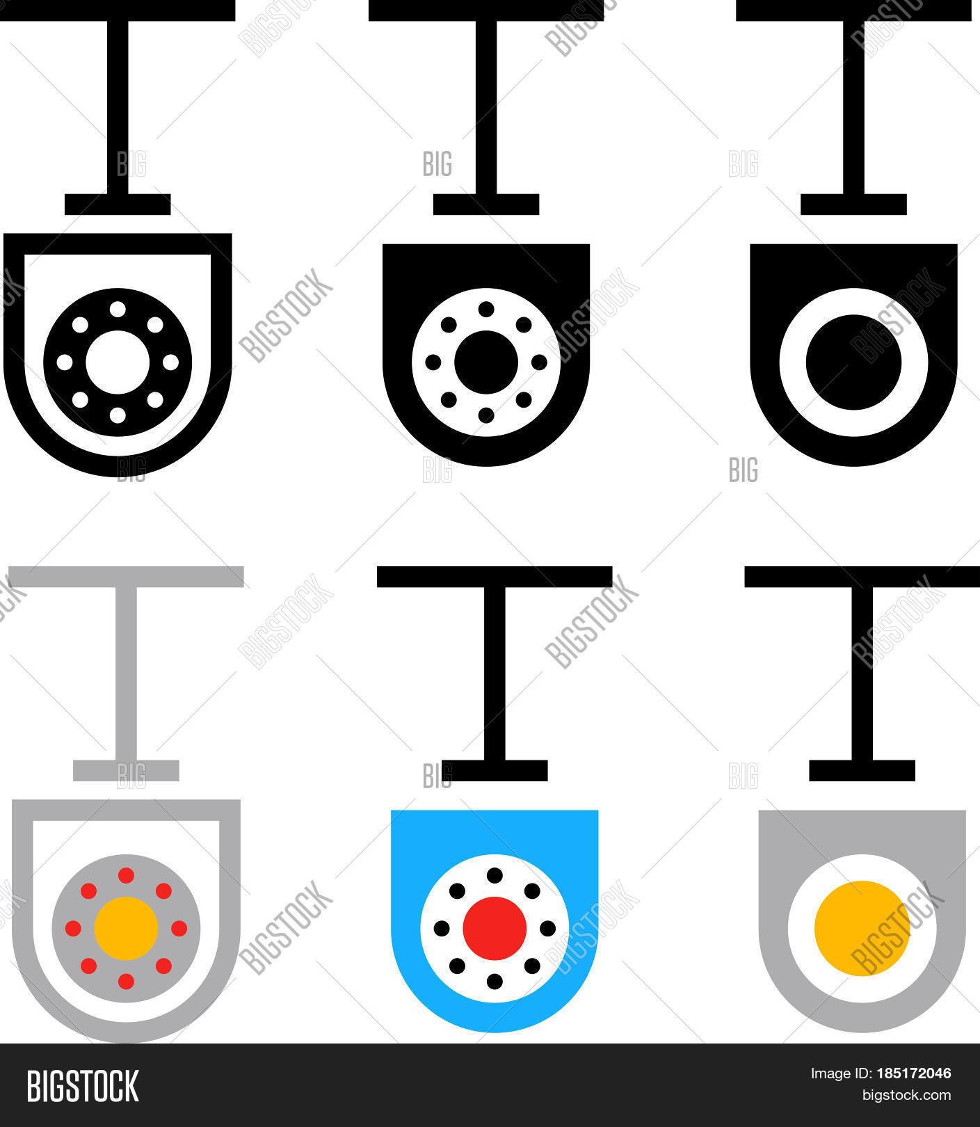 Video Surveillance Camera Icon