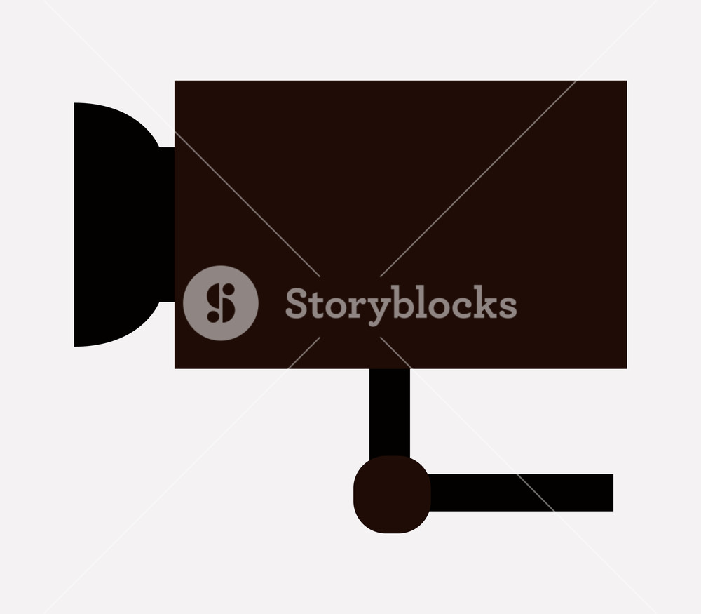Video Surveillance Icon On White Background Royalty Free Stock 1000x875 Video Surveillance Icon On White Background Royalty Free Stock
