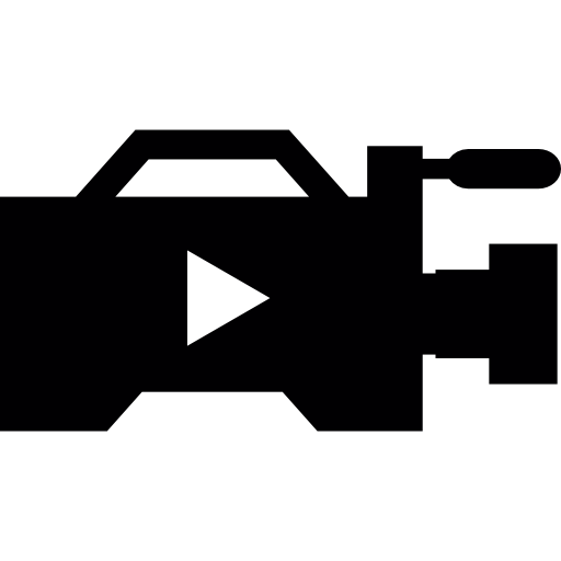 512x512 Video Recorder With Play Button Icons Free Download