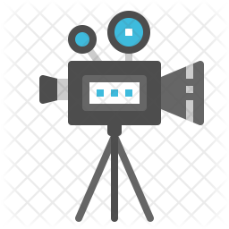 256x256 Videography Icon Of Flat Style