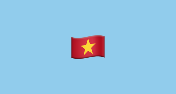 560x300 Flag For Vietnam Emoji