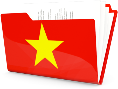 455x342 Hd Illustration Of Flag Of Vietnam